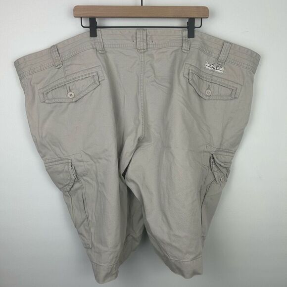 Polo Ralph Lauren Classic Chino Cargo Shorts Men's Size 56B Big Khaki Tan gorpec - Picture 9 of 12